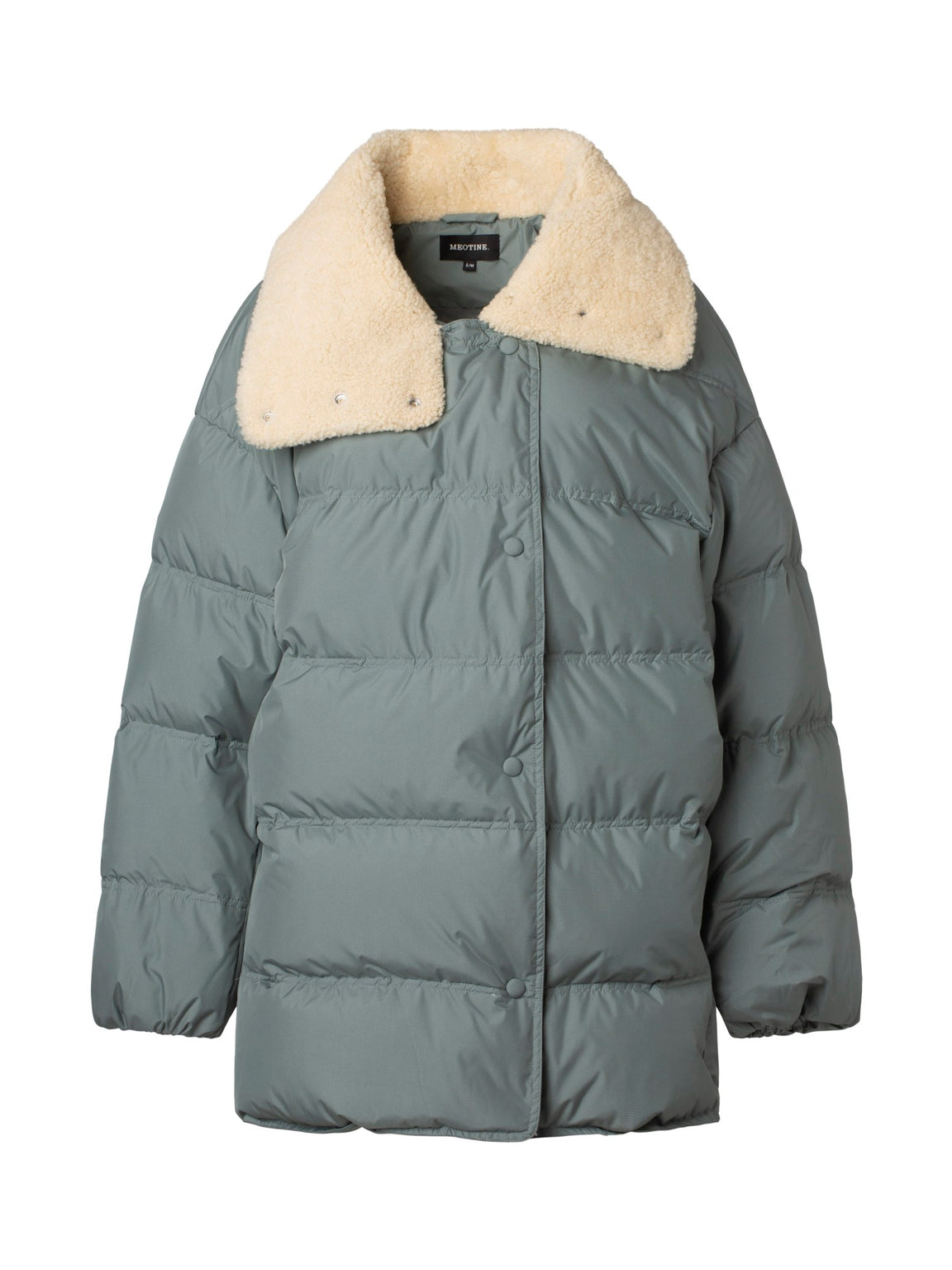 DANNY DOWN COAT - GREY/GREEN