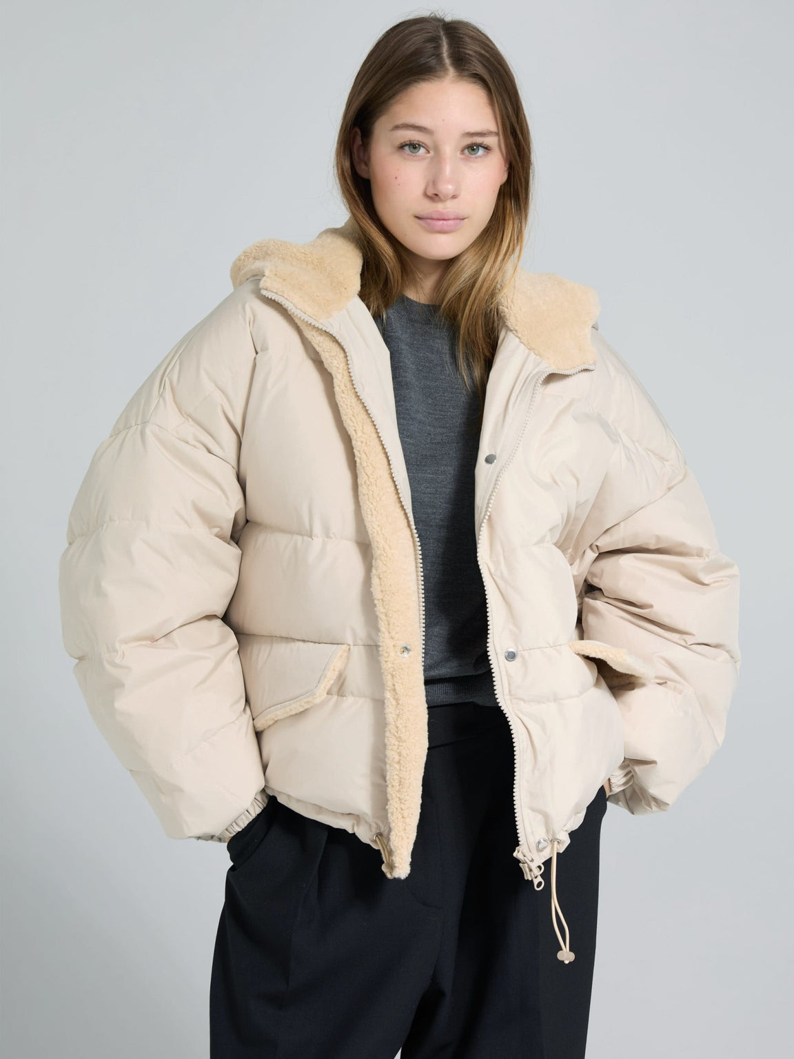 ELLA DOWN JACKET - BEIGE