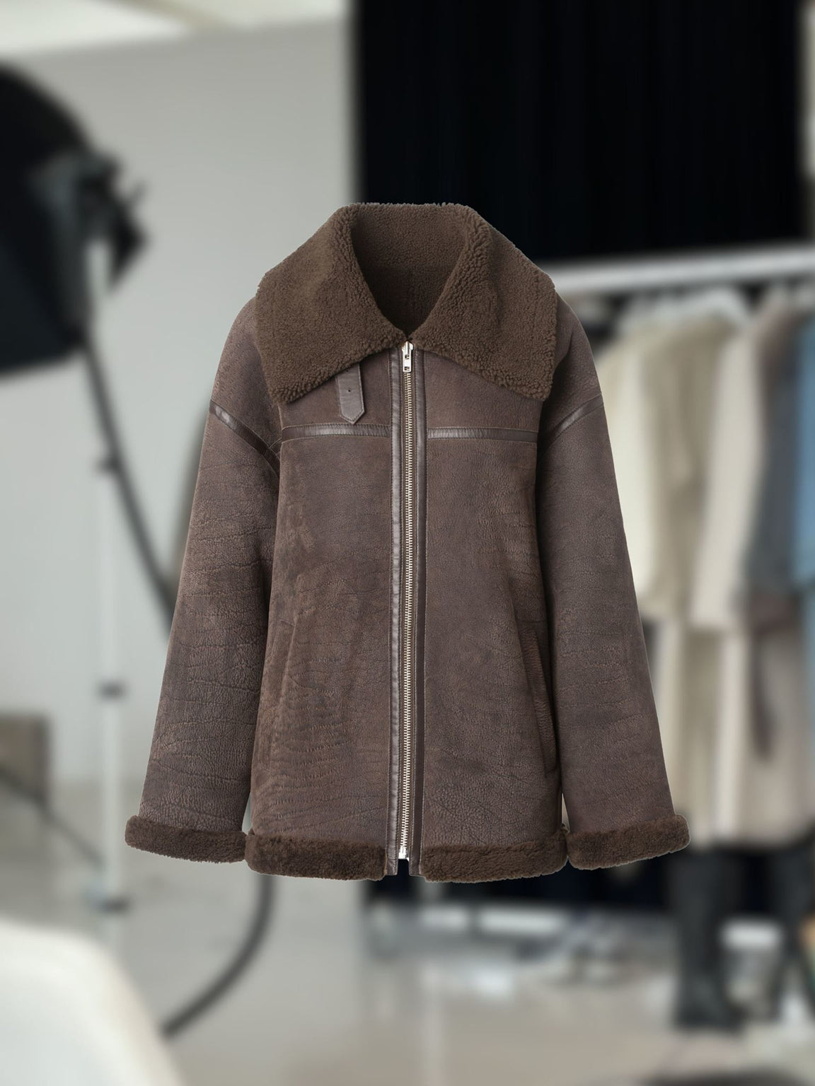 FRANKIE JACKET - BROWN