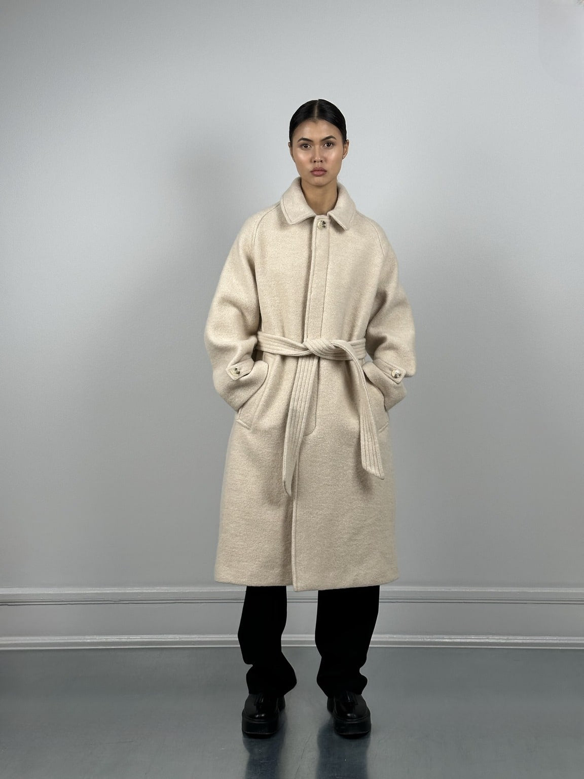 GIA COAT - WOOL - CREME