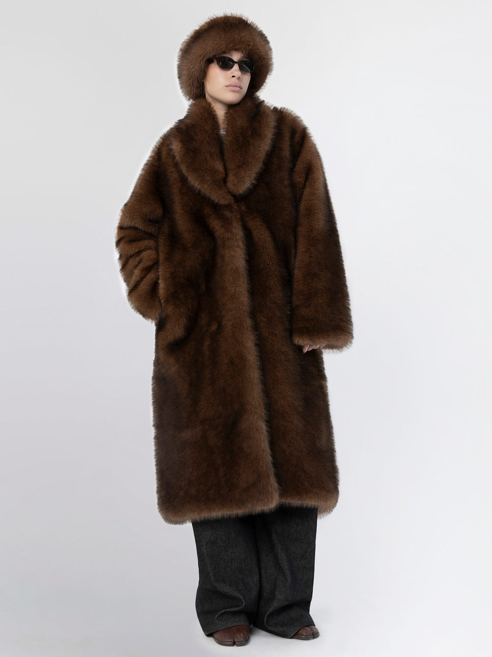 KATHA COAT - BROWN