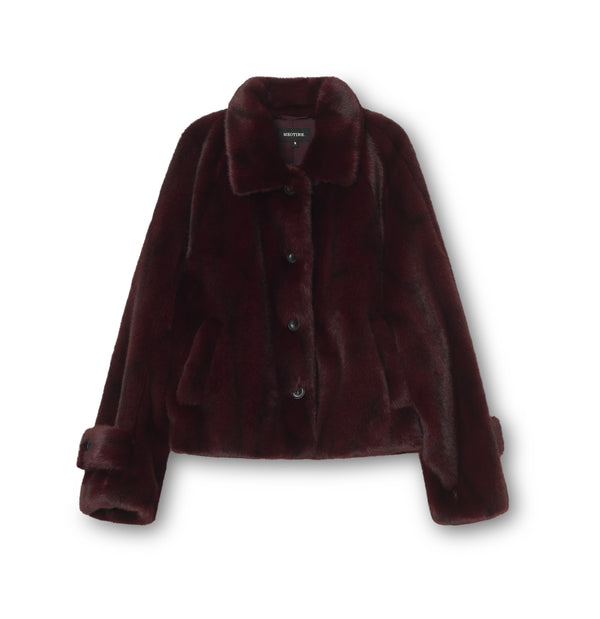 KELLY JACKET - BURGUNDY