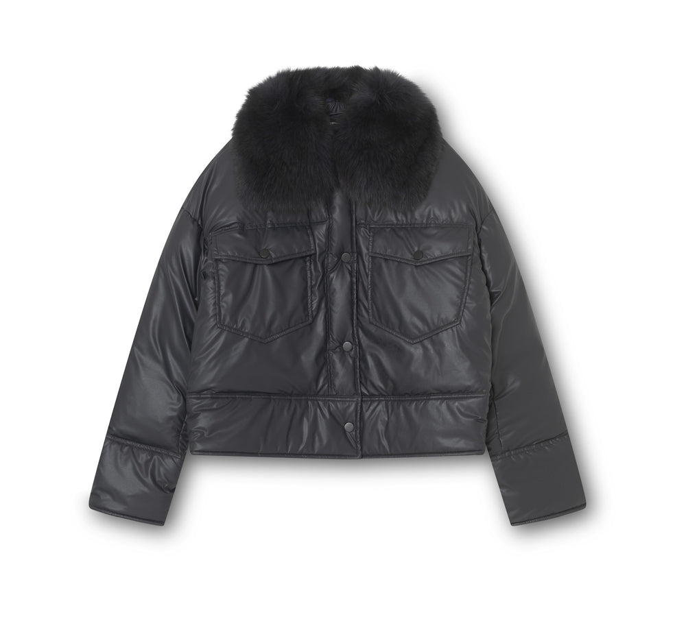 CHARLIE PUFFER JACKET - BLACK