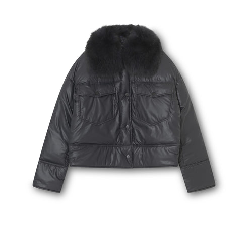 CHARLIE PUFFER JACKET - BLACK