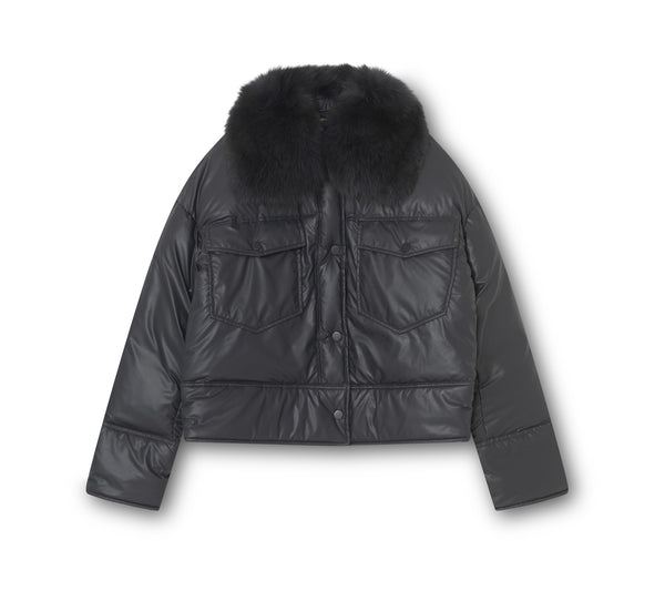 CHARLIE PUFFER JACKET - BLACK
