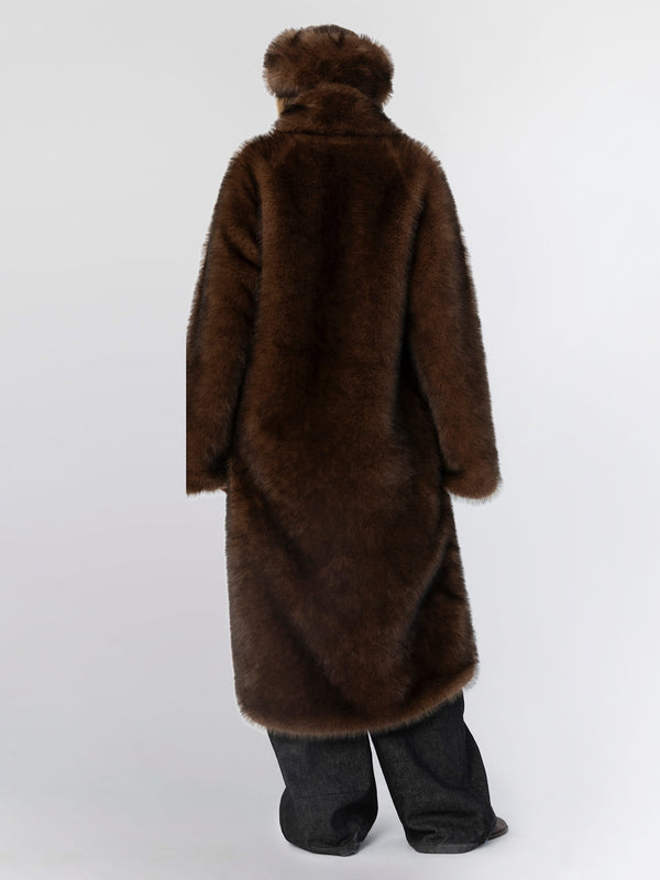 KATHA COAT - BROWN