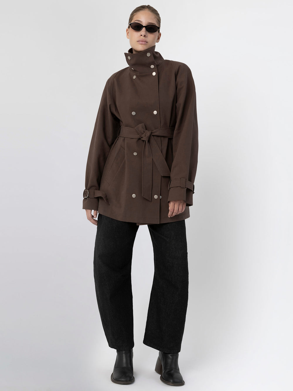SKYLER CANVAS JACKET - BROWN