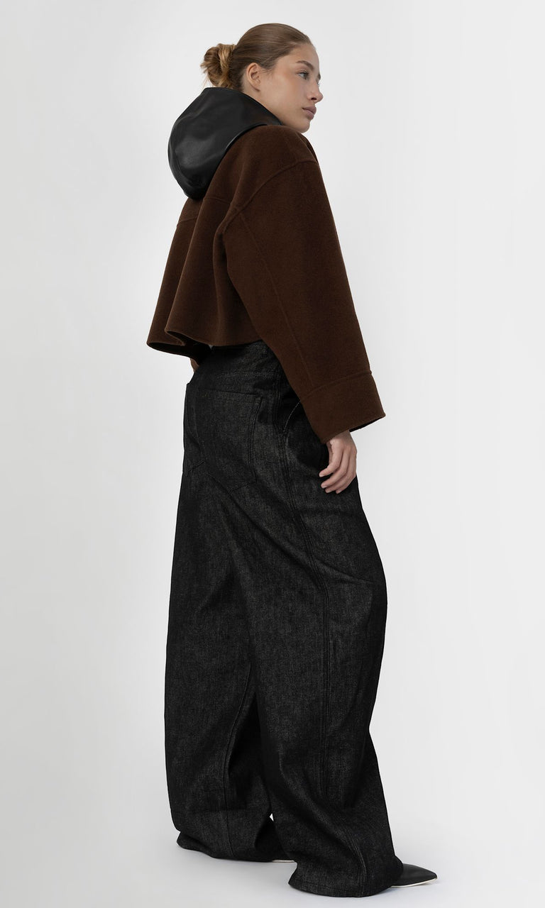 KARLA WOOL JACKET BROWN