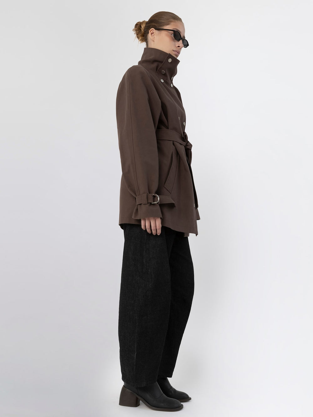SKYLER CANVAS JACKET - BROWN