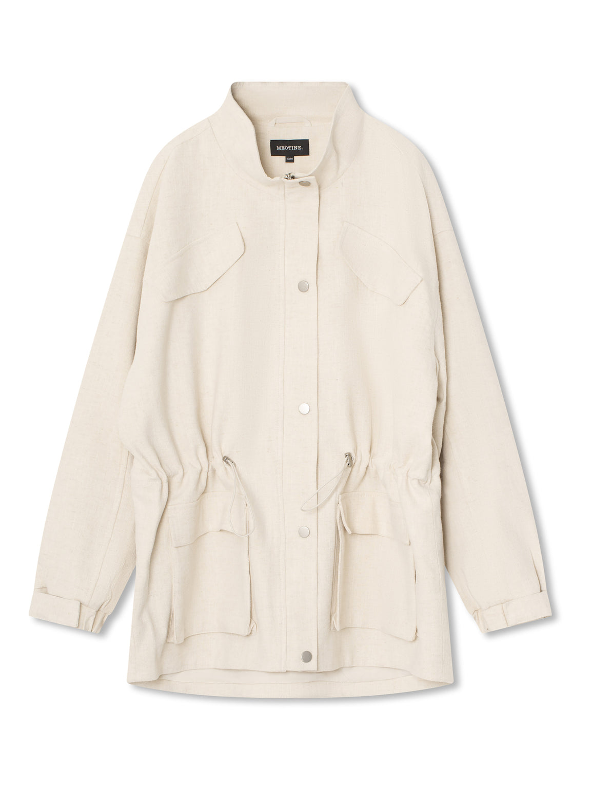 TRACY LINEN JACKET - CREME