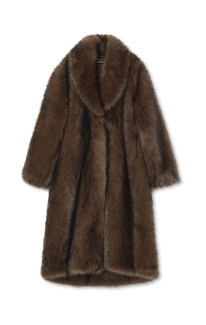 KATHA COAT - BROWN