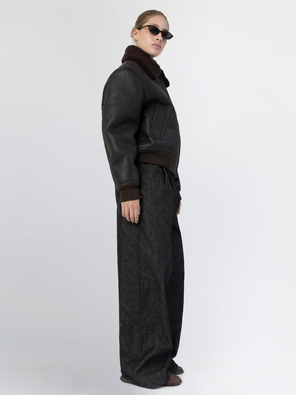 SOHO BOMBER - DARK BROWN