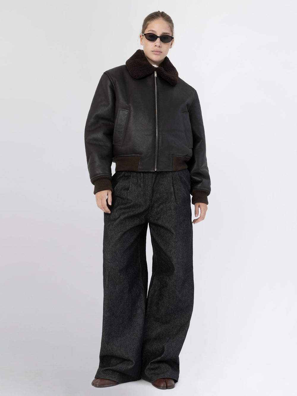 SOHO BOMBER - DARK BROWN