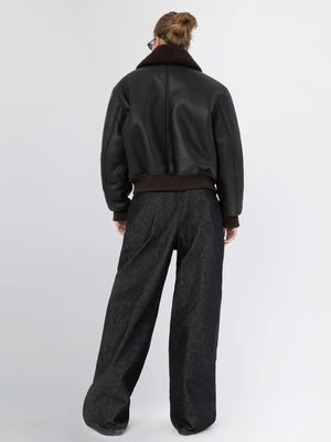 SOHO BOMBER - DARK BROWN