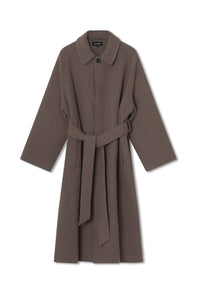 JOEL BOUCLE COAT - GREY/BROWN
