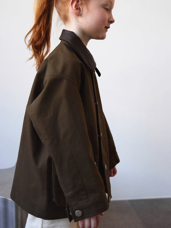 BROOKLYN KIDS JACKET - ARMY