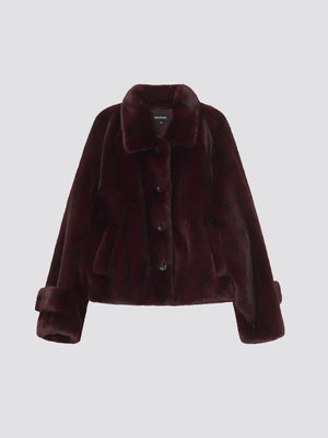 KELLY JACKET - BURGUNDY