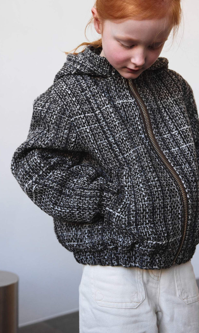MILA KIDS JACKET - CHECKED