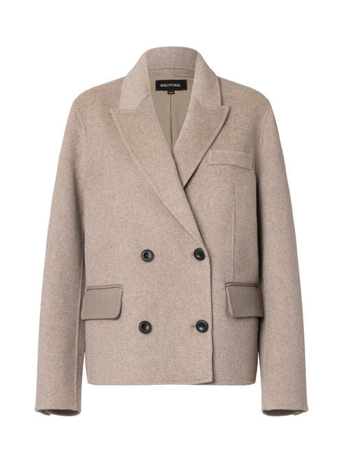 MILES WOOL JACKET - BEIGE