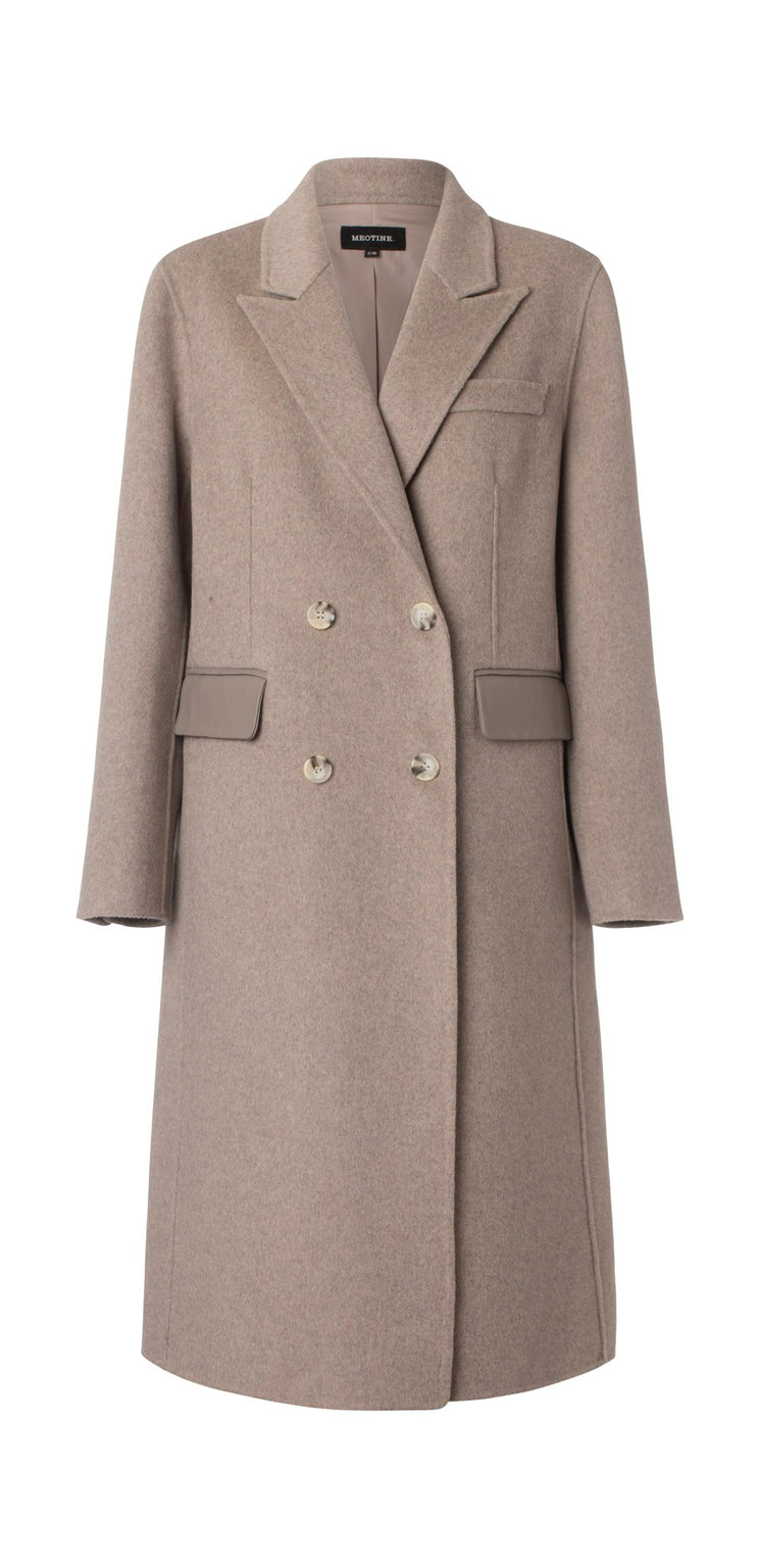 MILES WOOL COAT - BEIGE