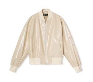 BIANCA VEGAN BOMBER - CRÈME