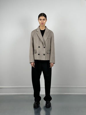 MILES WOOL JACKET - BEIGE