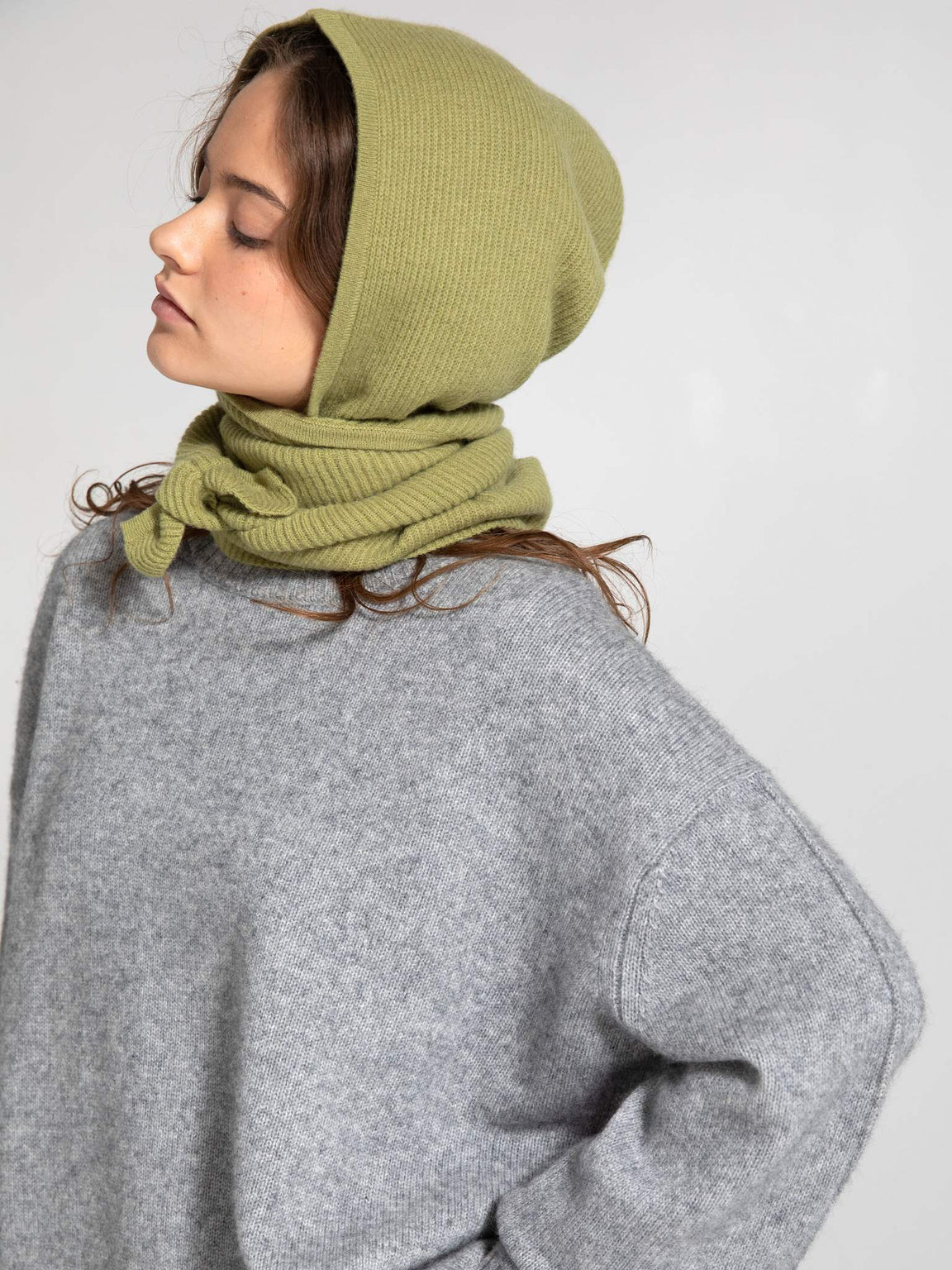 OLIVIO WRAP BALACLAVA - GREEN