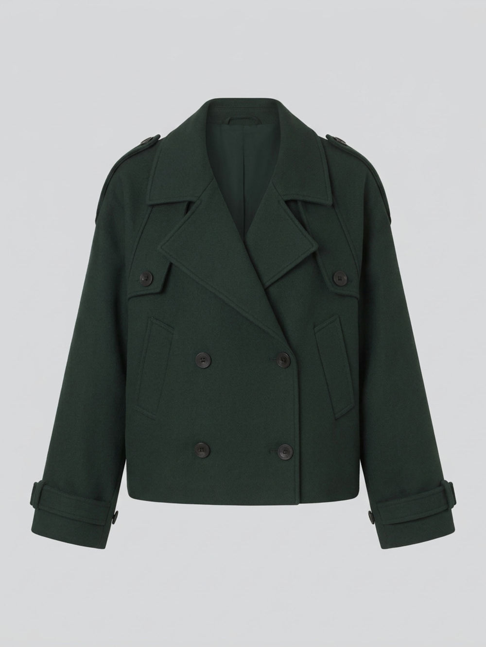 HANNI TWIL JACKET - GREEN