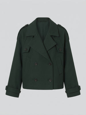 HANNI TWIL JACKET - GREEN