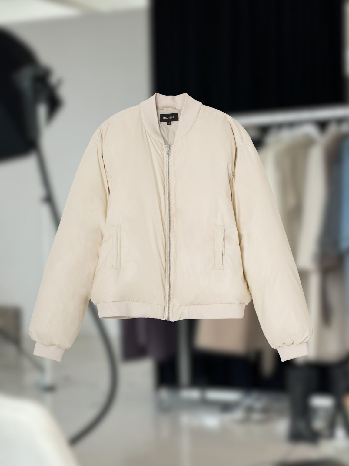SOL BOMBER JACKET - CRÈME