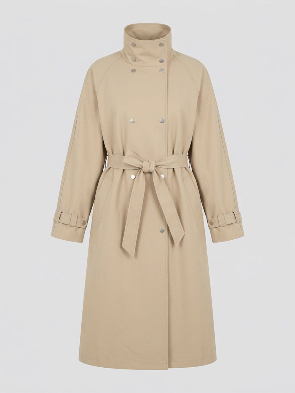 SKYLER CANVAS COAT - BEIGE