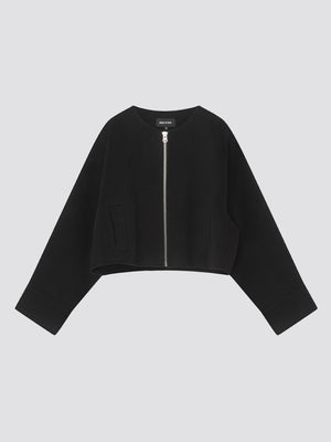 KARLA WOOL JACKET - BLACK