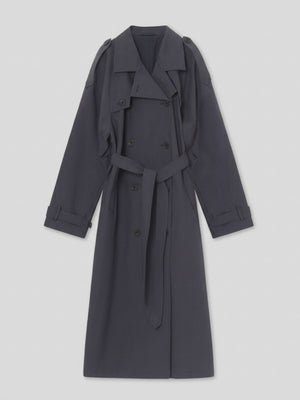 BOBBY CANVAS COAT - NAVY