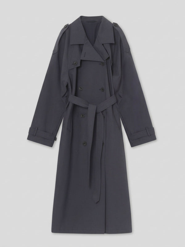 BOBBY CANVAS COAT - NAVY