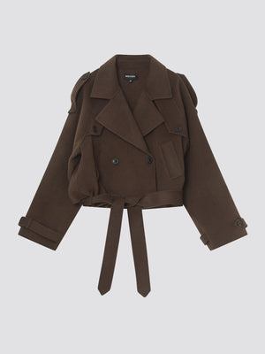 JOHN WOOL JACKET BROWN