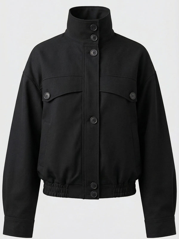 NORI BOMBER JACKET - BLACK