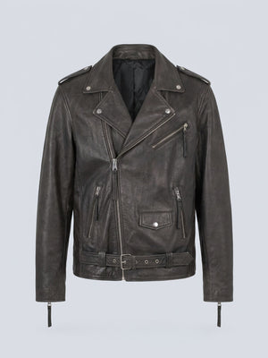 DODGE BIKER JACKET - BLACK