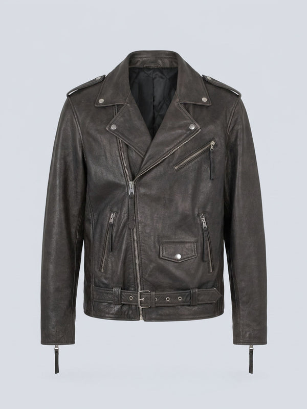 DODGE BIKER JACKET - BLACK