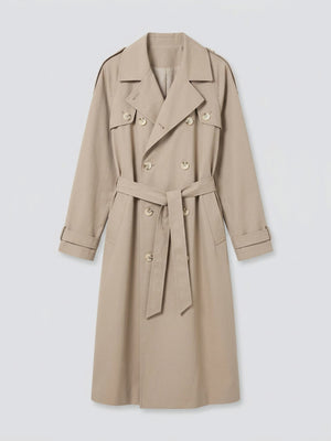 BOBBY CANVAS COAT - BEIGE