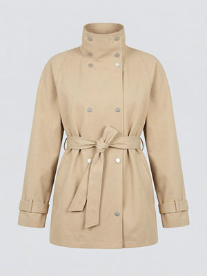 SKYLER CANVAS JACKET - BEIGE