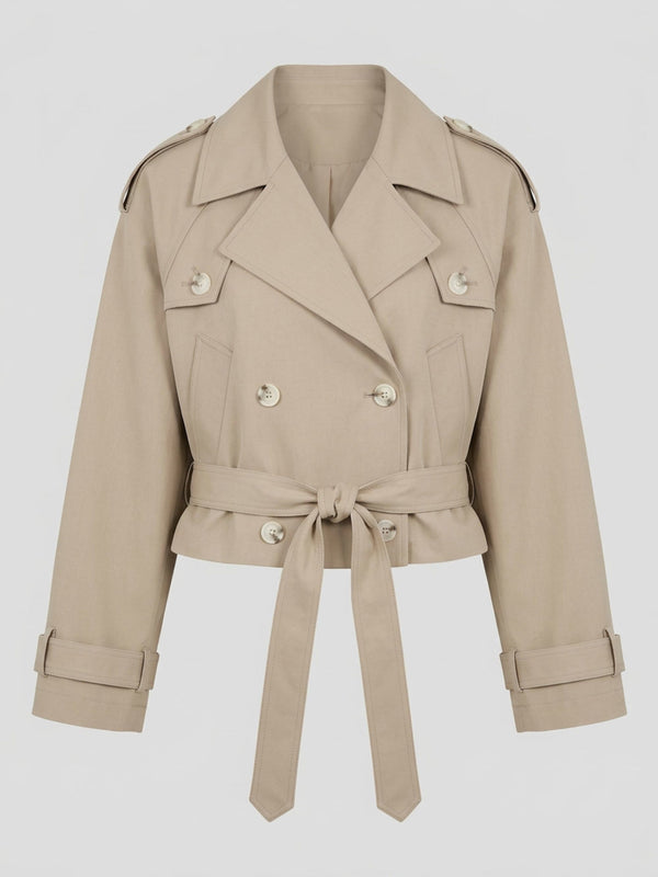 BOBBY CANVAS JACKET - BEIGE