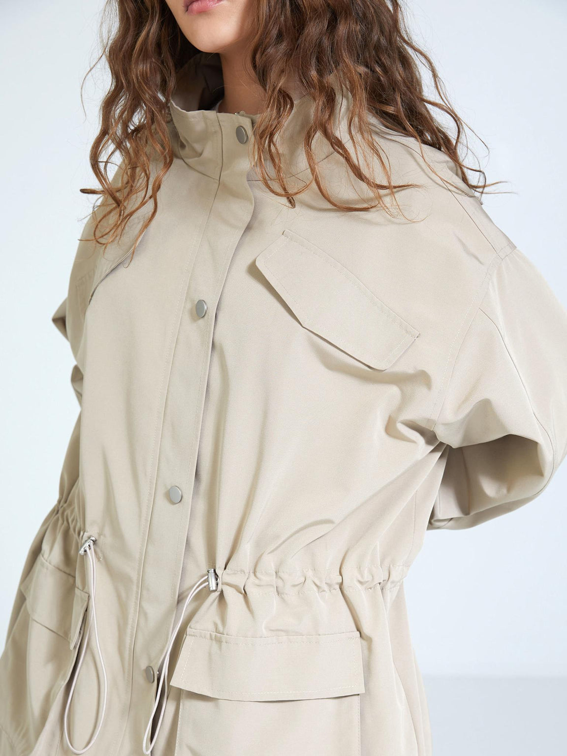 TRACY TECH JACKET - BEIGE