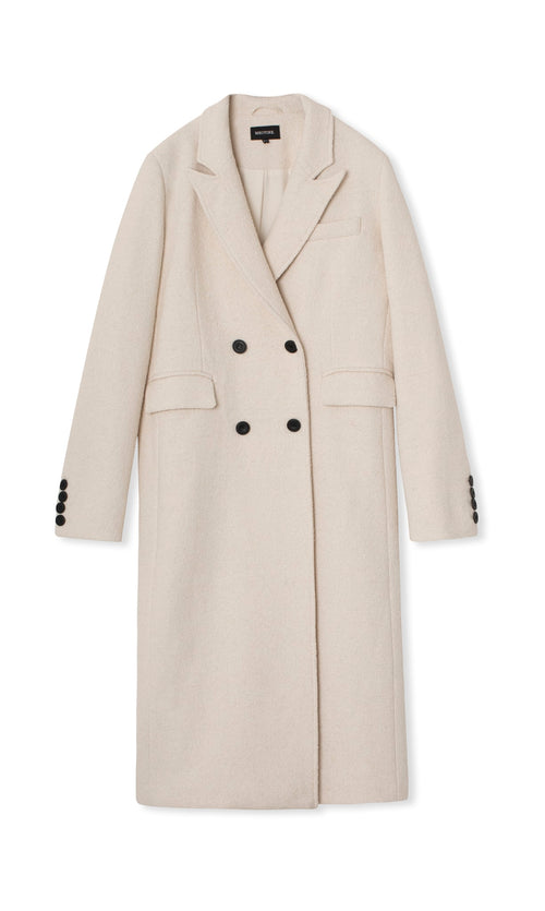 MILEY BOUCLE COAT - CRÈME