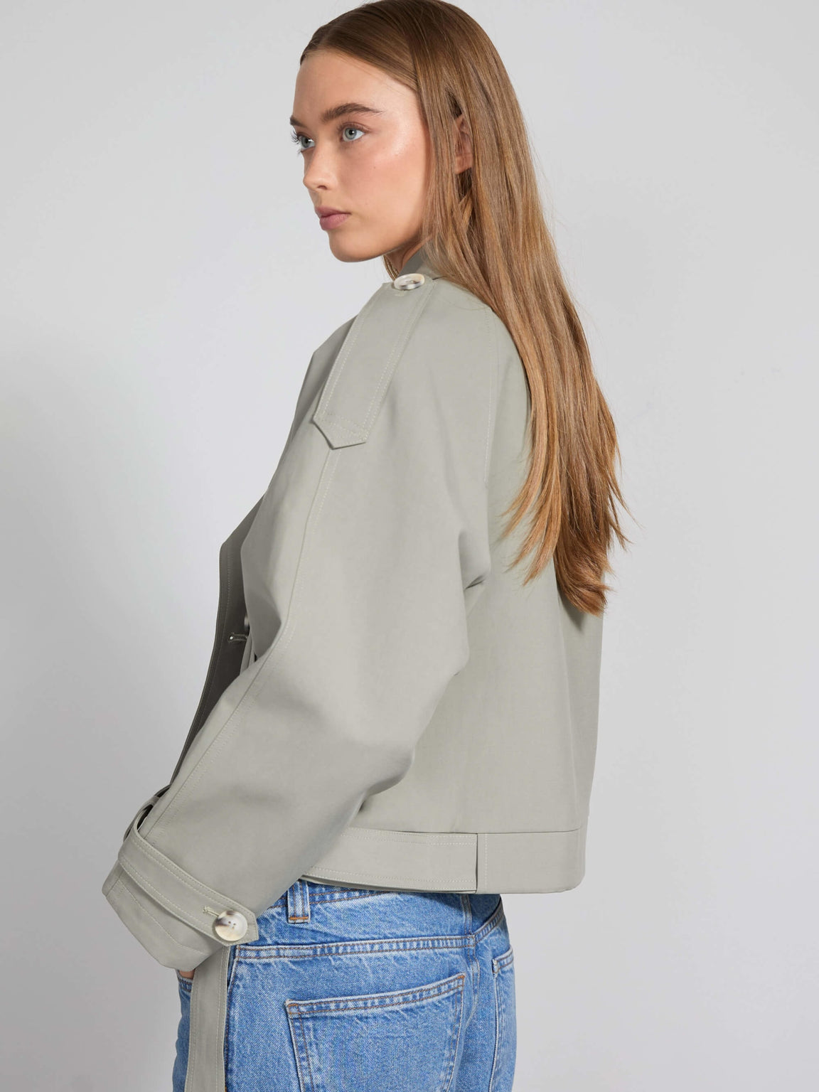 BOBBY CANVAS JACKET - GREY