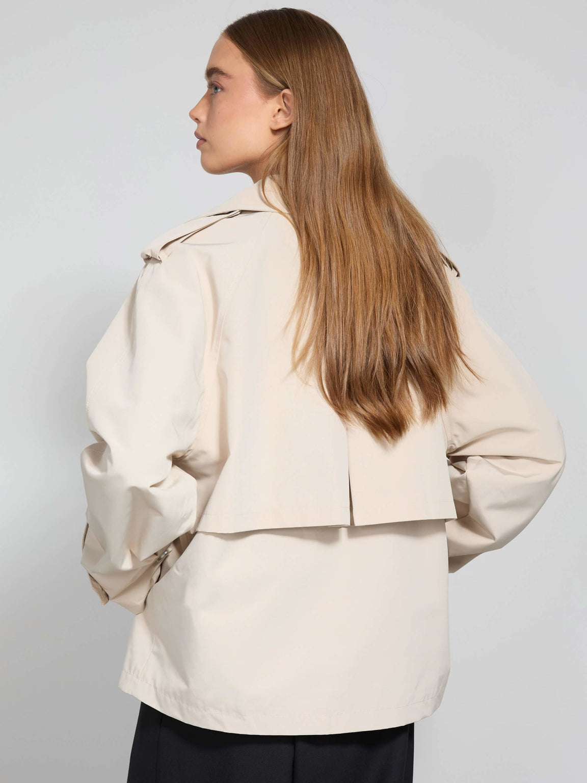 CAROLINE TRENCH JACKET - BEIGE