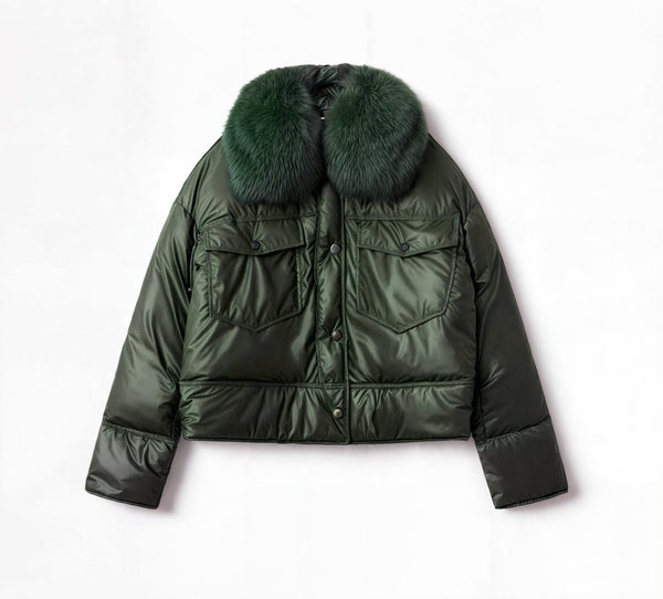 CHARLIE PUFFER JACKET - GREEN