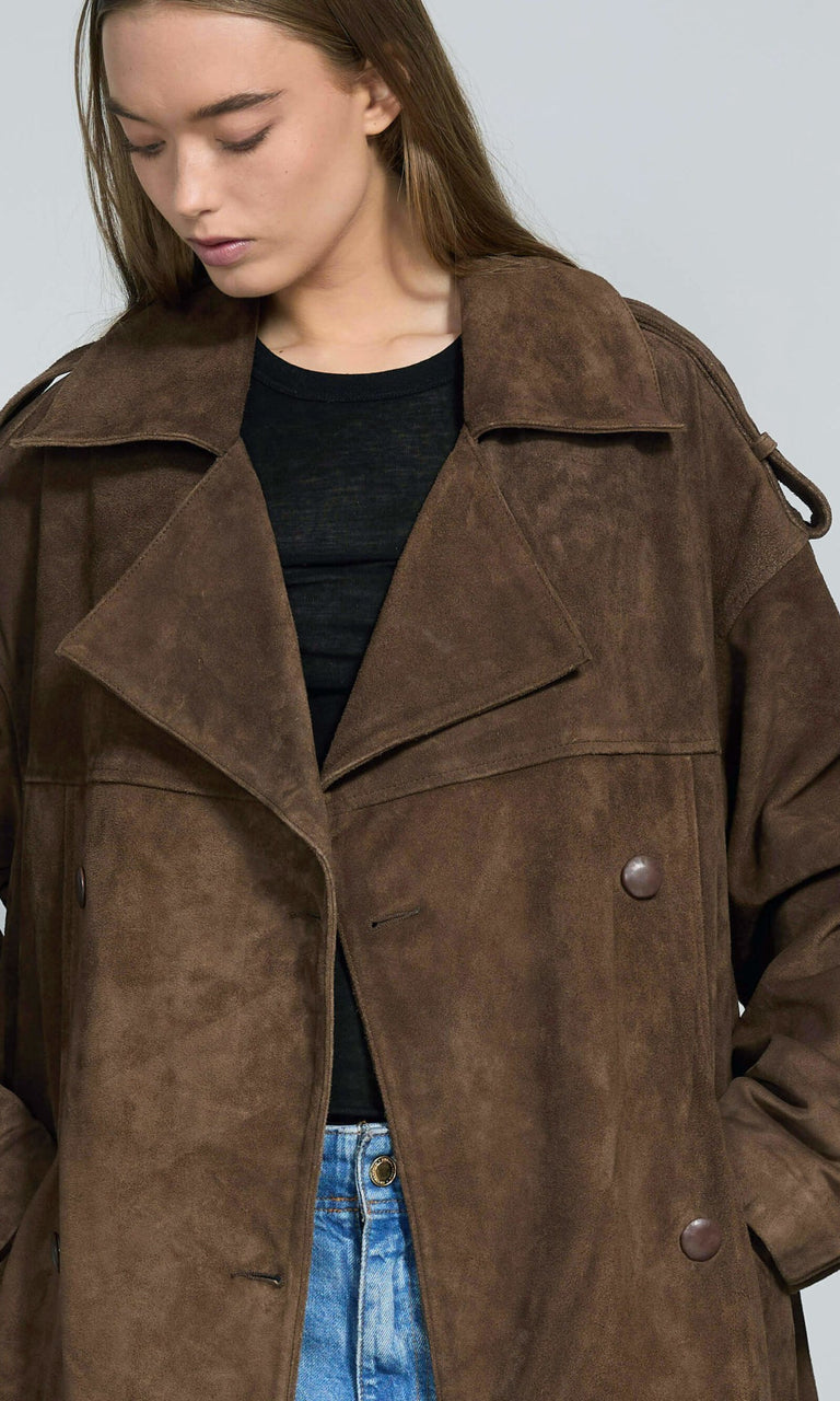 DAKOTA SUEDE COAT