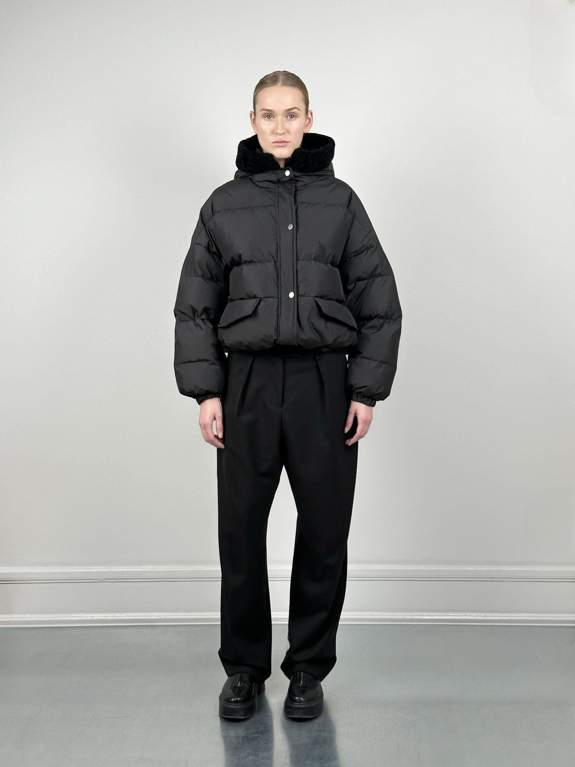 EVA DOWN JACKET - BLACK