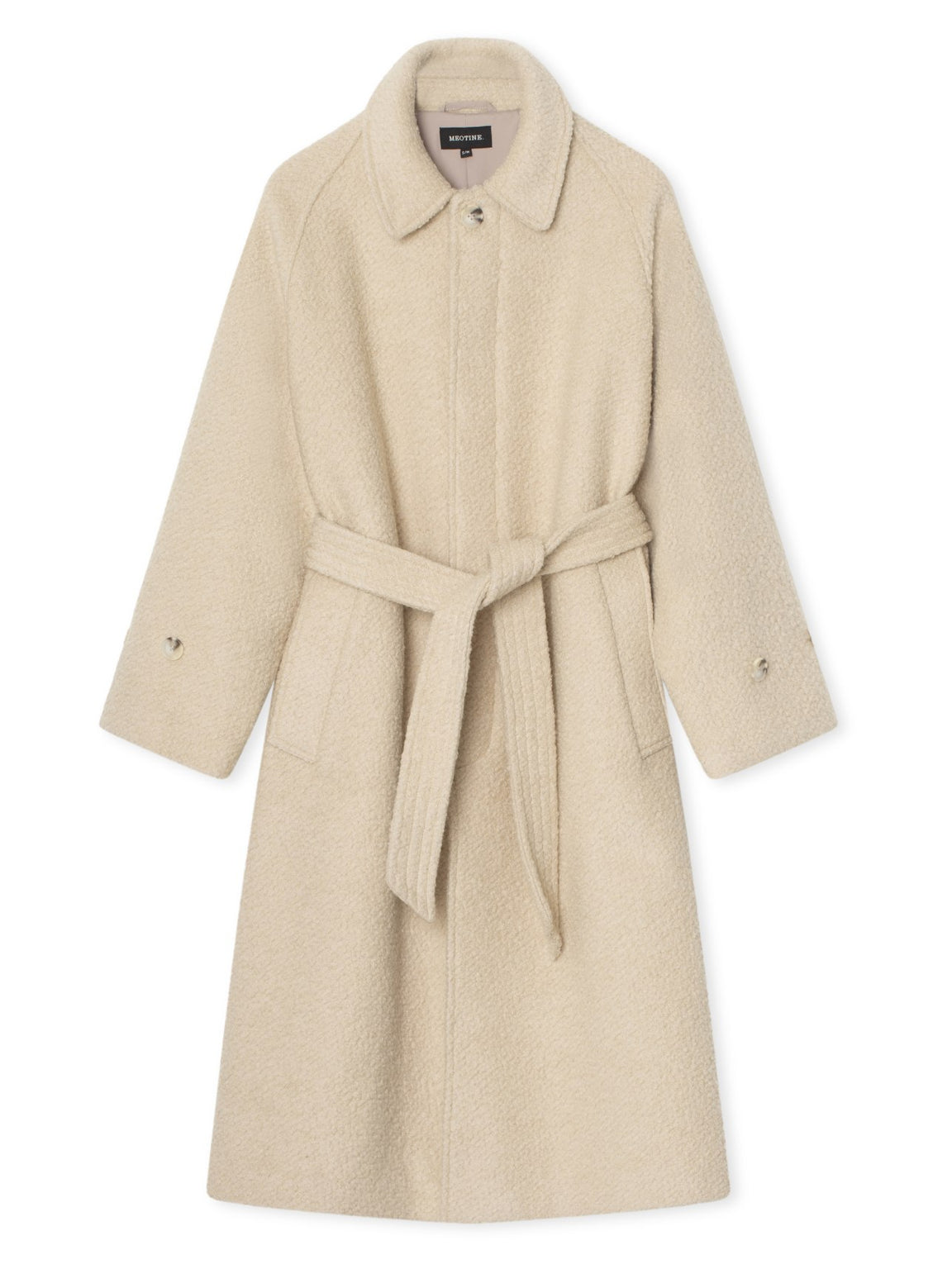 GIA BOUCLE COAT - CREME