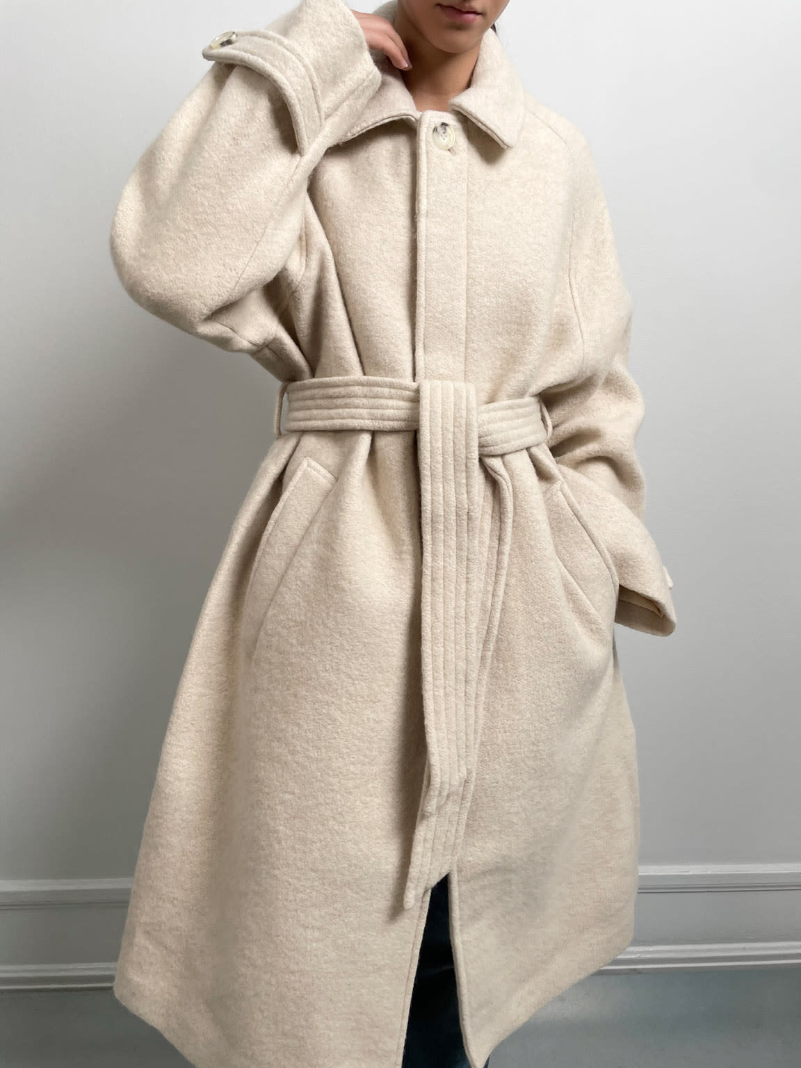 GIA COAT - WOOL - CREME